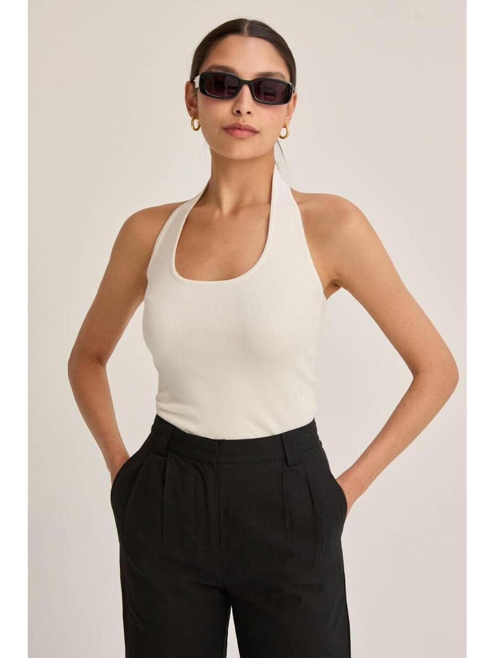 Crescent,  - Jazzlyn Halter Neck Top